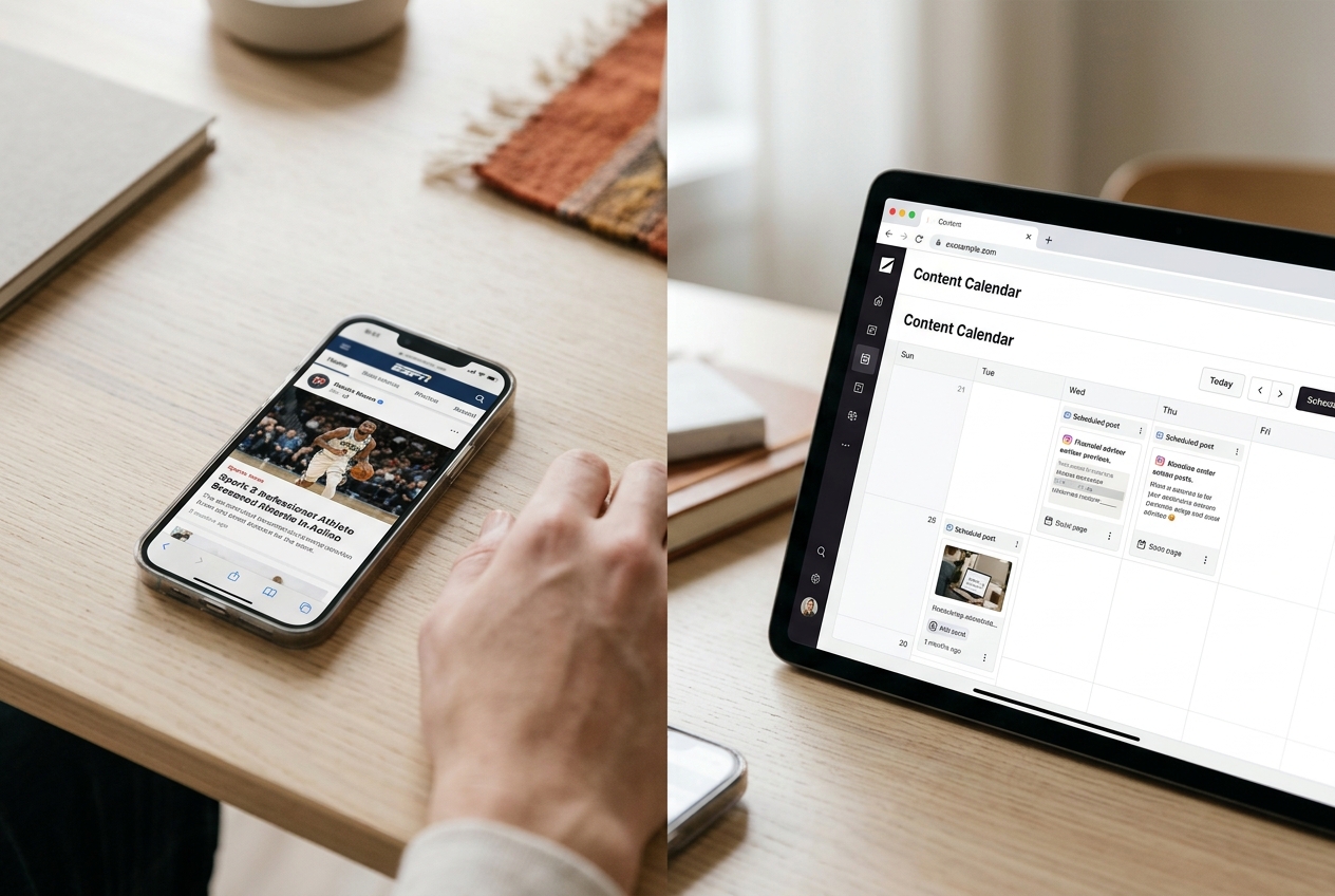 The Athlete Advisor's News-Cycle Marketing Playbook